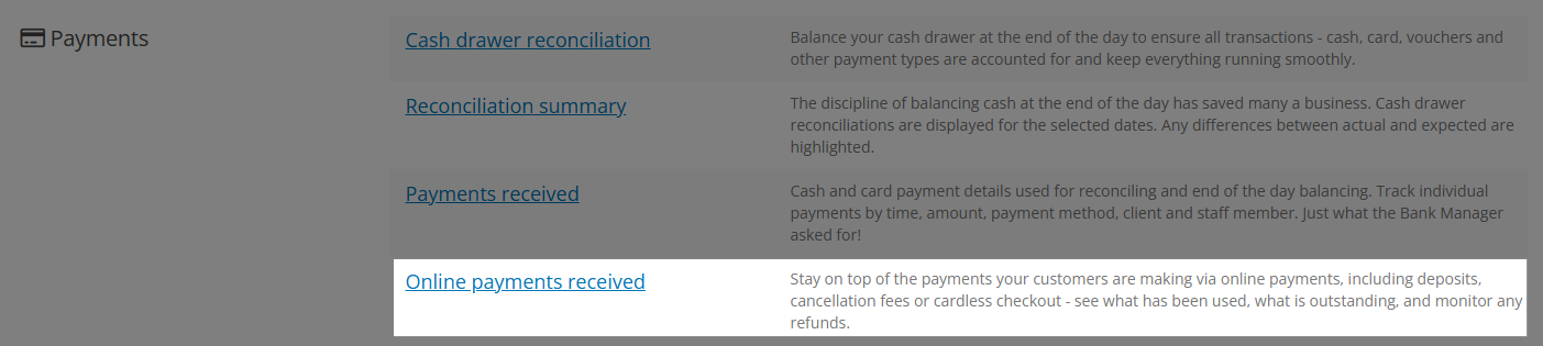 online payments received report.png
